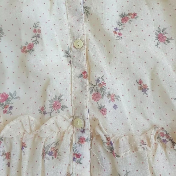 Vintage gunne sax floral skirt button up size11 - Picture 2 of 7